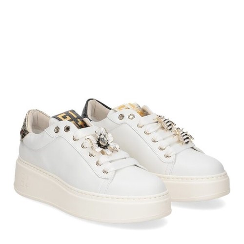 Gio damen sneaker - leder, weiß