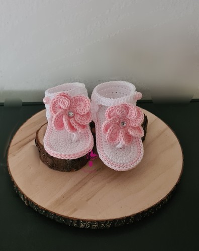 Baby sandalen häkeln - sandalen,